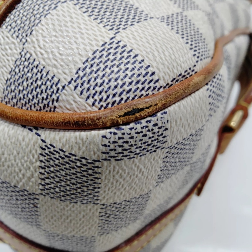 Authentic Louis Vuitton Stresa GM White Damier Azure - Picture 6 of 10